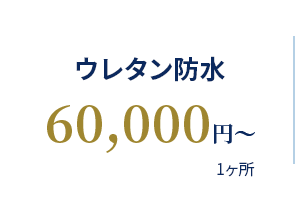 ウレタン防水 60,000円〜